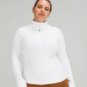 White Lululemon define jacket Luon size 6